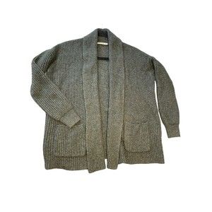 Marine Layer Womens Brooklyn Open Front Cardigan Sweater‎ XS/Sm cashmere wool